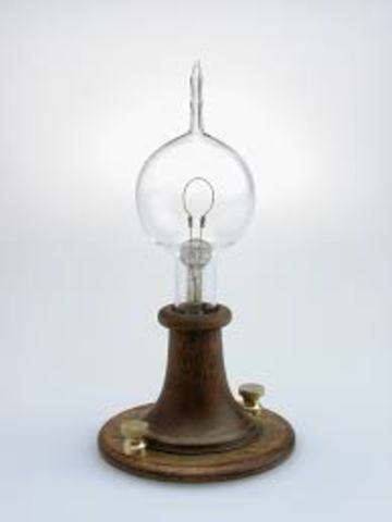 Lightbulb was invented