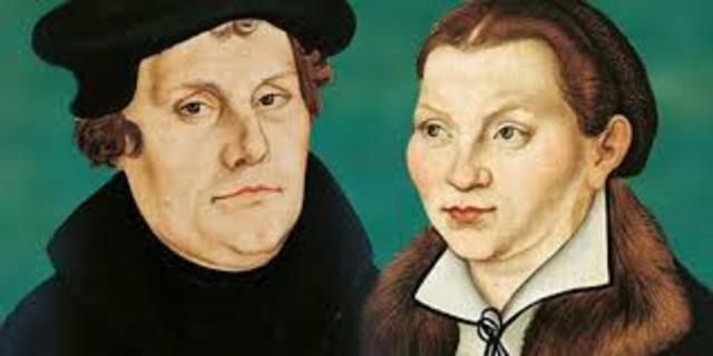 Luther marries Katharina von Bora