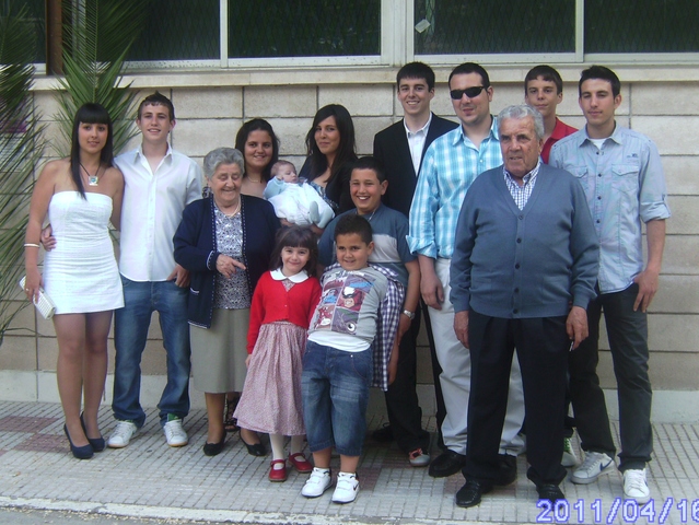 Celebración de las bodas de oro de mis abuelos