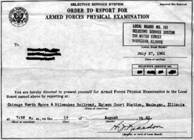 Vladek is drafted into the military.