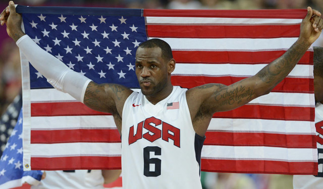 Lebron won the gold medal with team USA