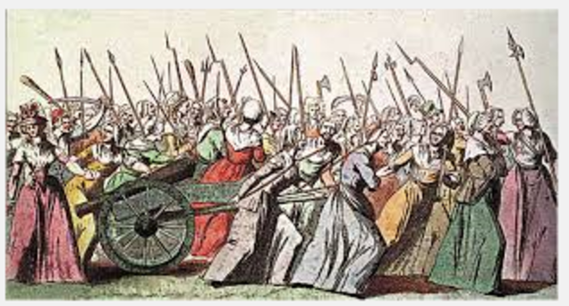 French Women force Louis XVI to leave Versailles