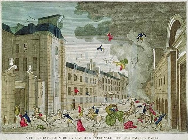 Napoleon escapes an assassination attempt