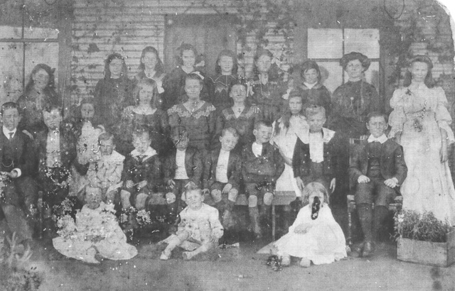 Star of the Sea Convent pupils from Geraldton in early 1900s (Circa)