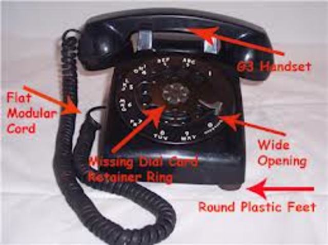 First phone with ringer and headset