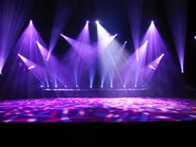 First job as a live performer