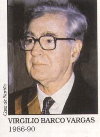 Fin del gobierno de Virgilio Barco