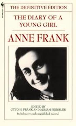 Anne Frank's diary is published