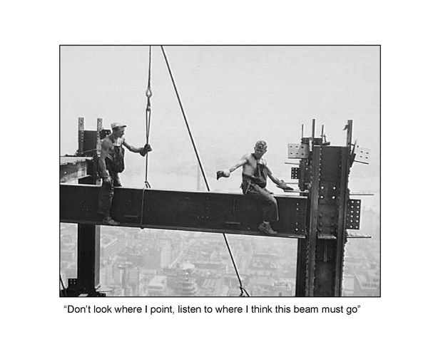 Work on Empire State Building