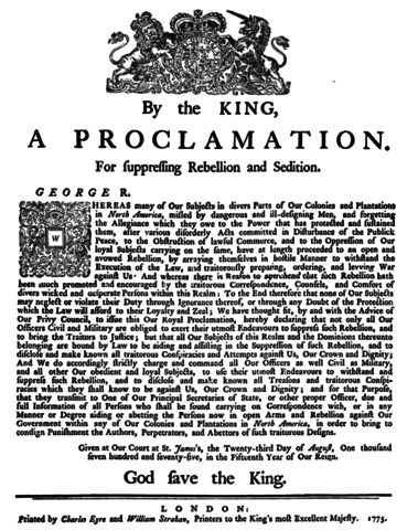 The Proclamation of 1763