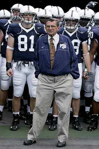 Earns win 324, which puts him as the career leader in Division I-A football