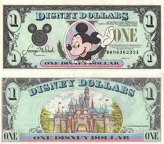 First Disney Dollar