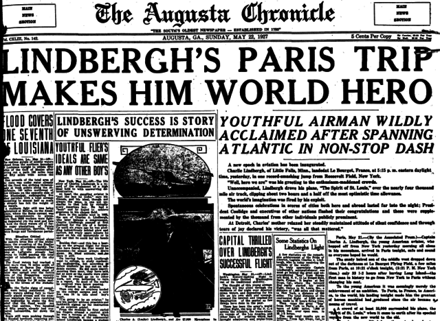 The First Solo Transatlantic Flight