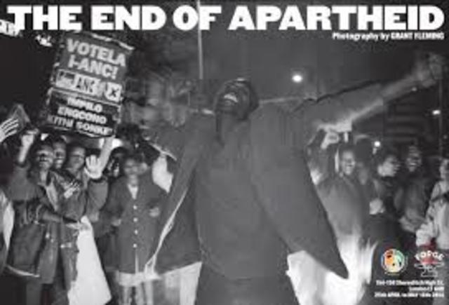 The end of Apartheid