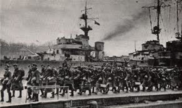 Germany invade Denmark and Norway