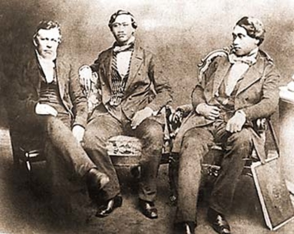 The Arrival of the Missionnares