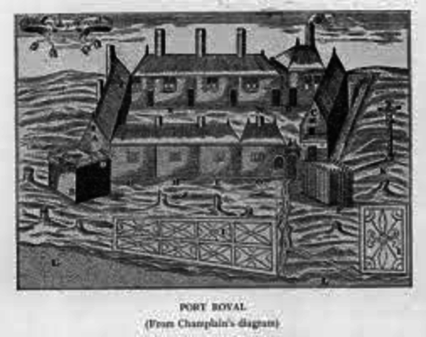 Champlain moves to Port Royal
