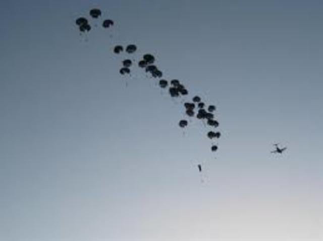 America Sends in supplies for th French into Vietnam