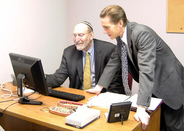 Studied Pirkei Avot, with Rabbi Sommers