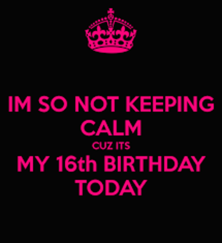 Turned 16!