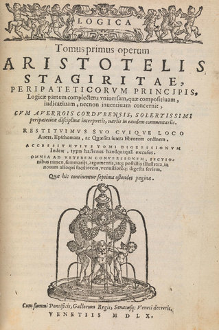 Aristotle's Works Translated