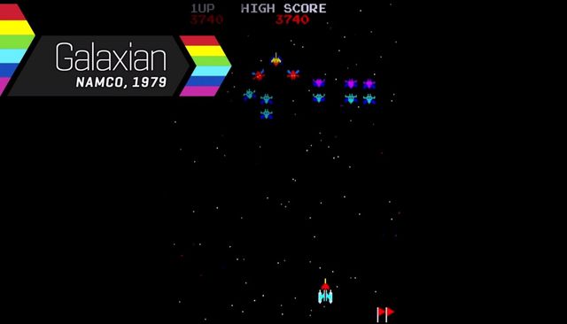 First arcade game to include real use of colour