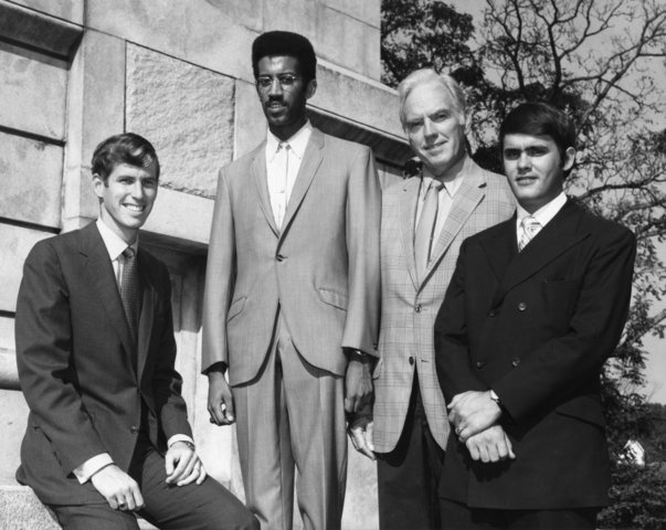 Four black college students from North Carolina