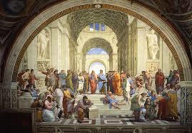donatello paints school of athens