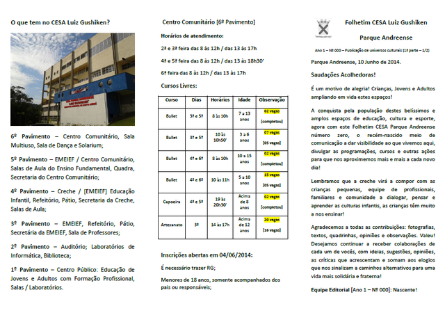 000 Folhetim CESA Luiz Gushiken