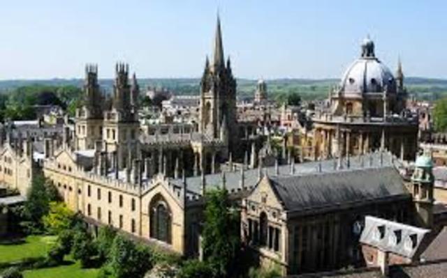 University of Oxford founded
