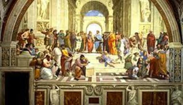 Raphael paints School of Athens