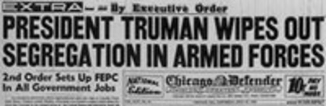 military segregation bill