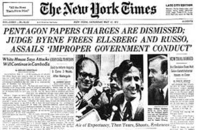 Pentagon Papers leaked