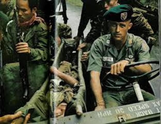 Kennedy sends 16,000 Green Berets to S Vietnam