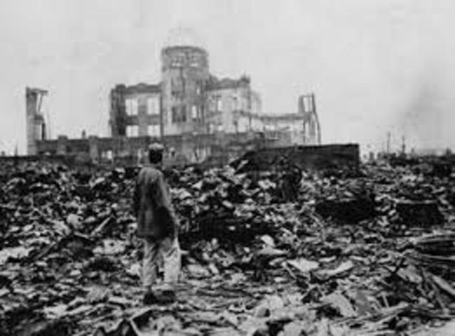 Estados unidos lanza la bomba atómica