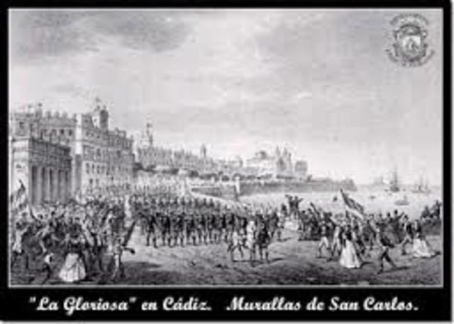 Inicio de 'La Gloriosa'