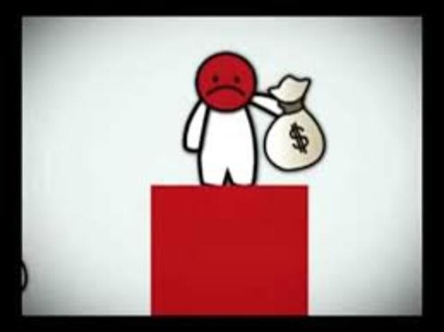 Inici de la crisi bancària mundial