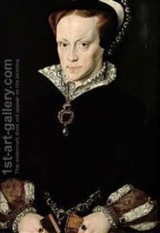 Mary I becomes Queen