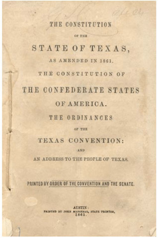 Texas Constitution of 1866
