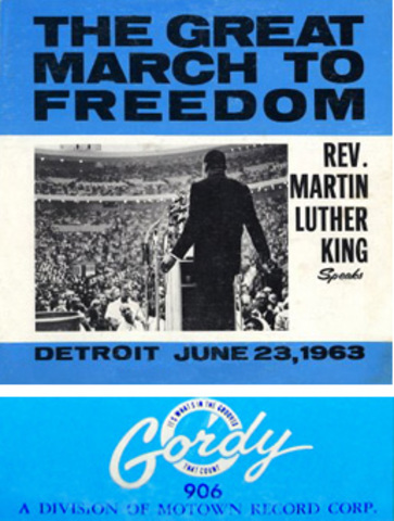 “I Have a Dream” speech is recorded on the Gordy label