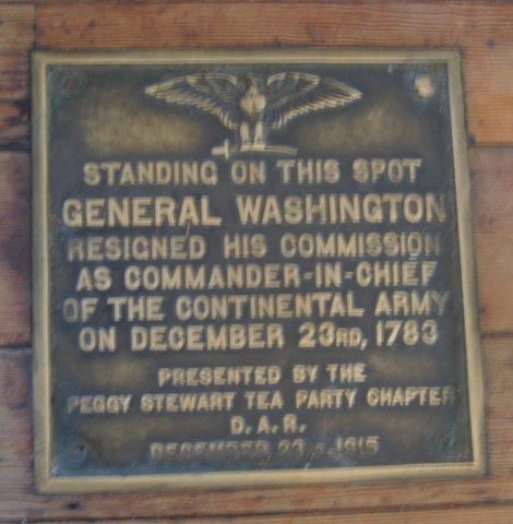 Washington resigns as Commander