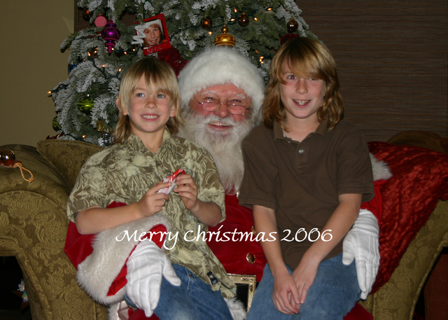 Santa came to my house!