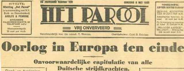 Einde W.O.II in Europa