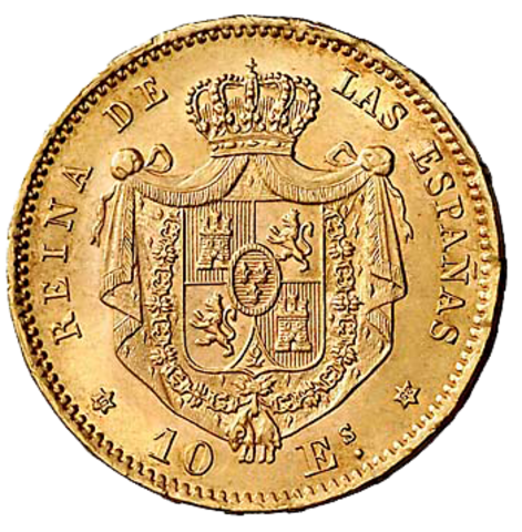 Introducción de la peseta como moneda española