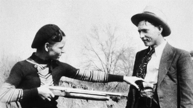 Bonnie and Clyde killed by police