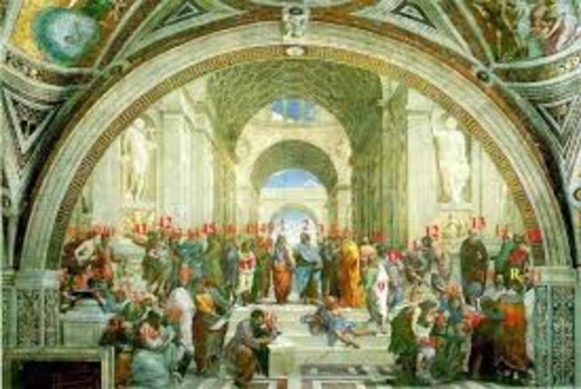 Raphael Creates school of Athens