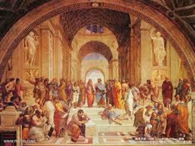 aphael paints School 0f Athens