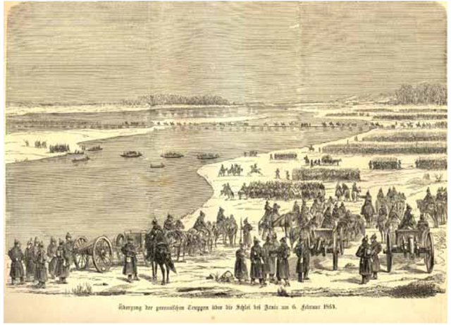 Bismarck declars war on Denmark