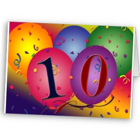 Me encontré con diez años de edad.