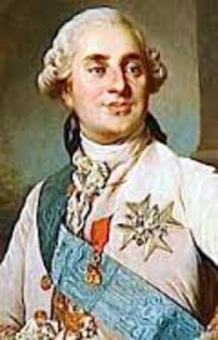 Louis XVI takes the throne